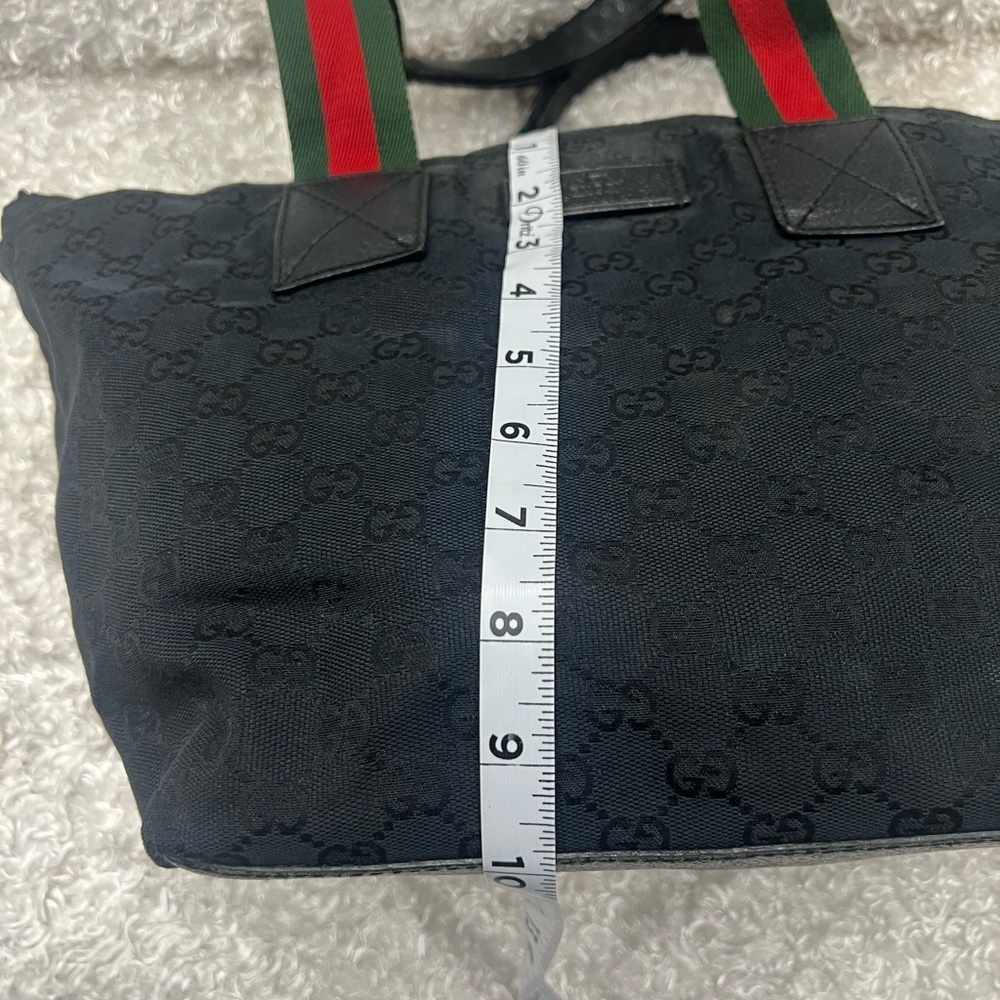 Gucci GG Canvas Web Handle Tote Bag - Picture 9 of 16
